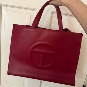 Telfar Burgundy Tote Bag